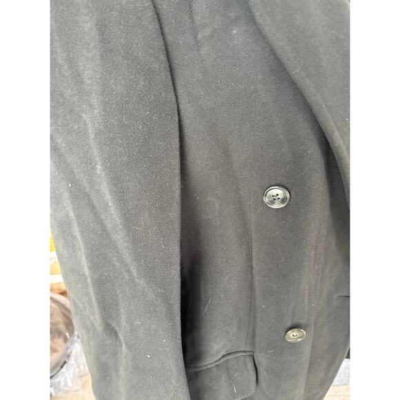 Italian Wool Cashmere Overcoat Tailored by Massimo L - Picture 5 of 9